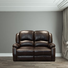 Lorraine Bel-Aire Deluxe Mocha Reclining Loveseat